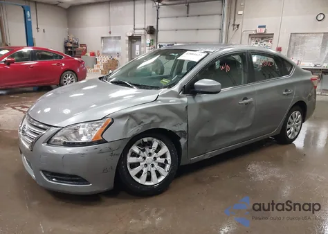 2014 Nissan Sentra S/Sv/Sr/Sl from USA, damaged, VIN 3N1AB7AP9EL615355